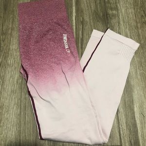Gymshark ombré pink leggings